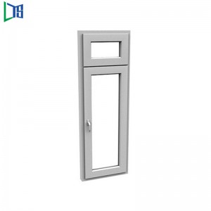 Aluminium casement windows swing windows with powder coating finished single ro double glazing