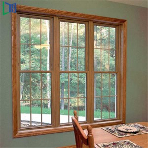 Foshan Factory Aluminium Hung Vertical Sliding Window Sliding Aluminium Glass Window Manufacturer Double Glazing