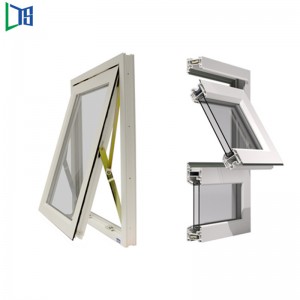 As2047 Standard Grey White/Black Aluminum Outward Open Awning Window single or double glazing