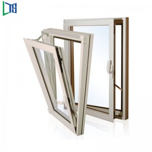 New Style Foshan Manufacturer Customized Aluminum Tilt and Turn Window Thermal Break Heat Insulation Aluminum Window Soundproof