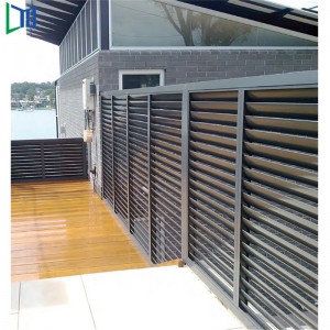 Aluminum Glass Louver Door Aluminium Roller Shutter Window and Louver Window Powder Coating Finished