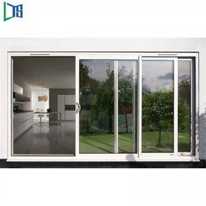 As2047 Australia Standard Aluminium Sliding Doors Heat Insulation with Double Glazing Glass