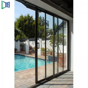 Professional Powder Coated Sound Proof and Heat Proof Aluminum Security Sliding Door