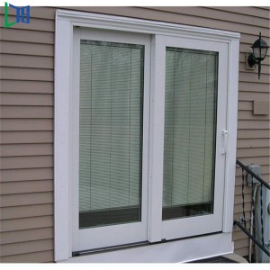 Double Glass Aluminum Sliding Door Double Safety Glazing Doors with As2047 and Powder Coating Finished