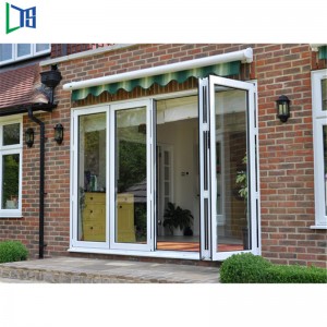 Exterior Folding Door Hardware Industrial Aluminum Folding Door Aluminium Window Door