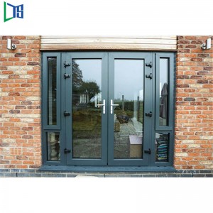 2019 Style Aluminum Casement Doors Aluminium Profile Sound Proof Heat Proof Commercial Grade