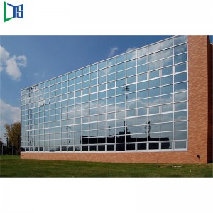 Foshan Price Building Material Facade Aluminum Cladding System Glass Aluminum Curtain Wall
