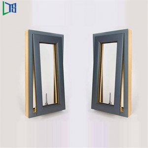 Aurstralia Hot Sale Product Window Top Hung Toilet Window Double Tempered Glass Aluminum Top Hung Window